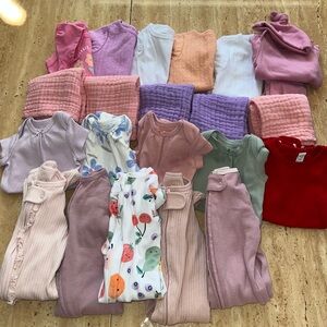 Baby Girls Newborn and 0-3 Months Bundle